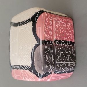 Besmo Stone Hand Carved Trinket Box